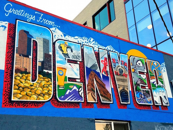 Denver on a bicycle