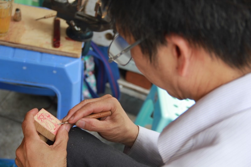 Stamp Making In Hanoi