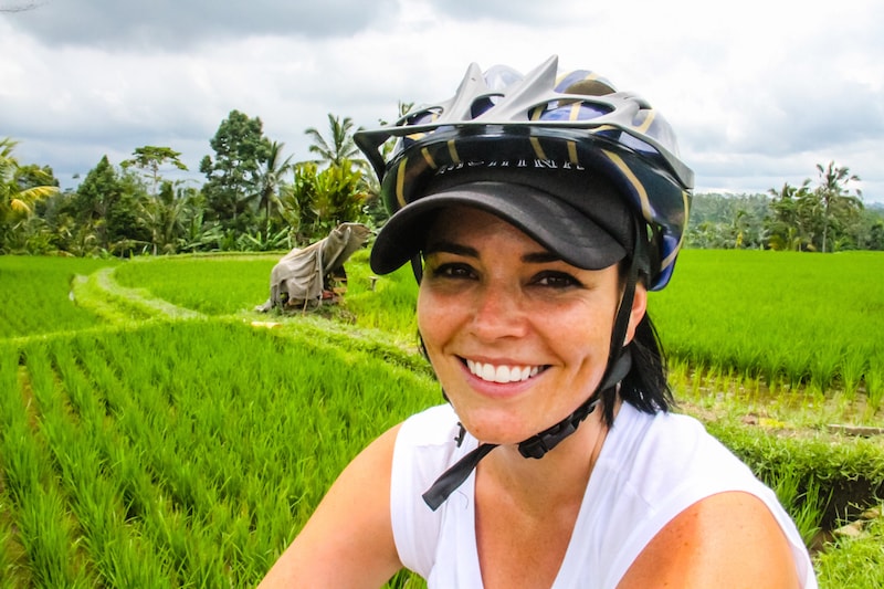 Ubud on a bicycle
