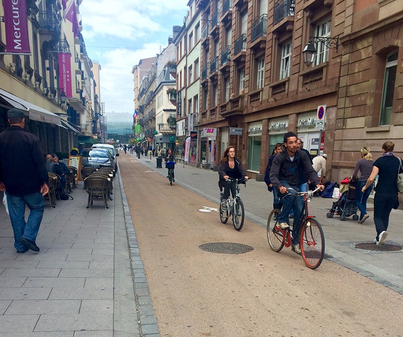 Strasbourg on a bicycle